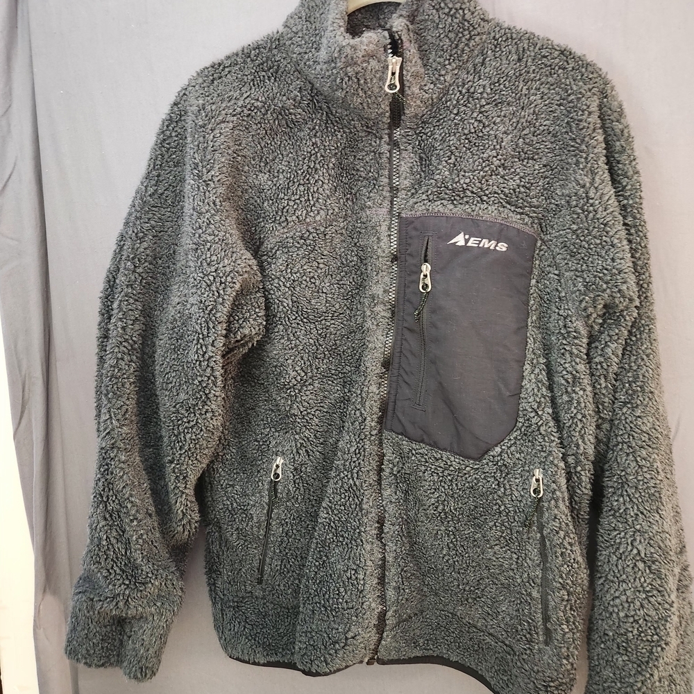 Eastern Mountain Sports Gray Fleece Jacket